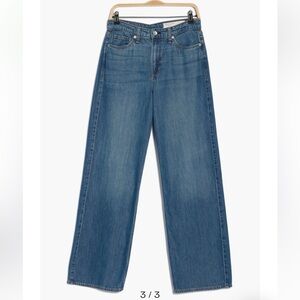 rag & bone Lori Mid Rise Wide Leg Jeans, 26, NWT